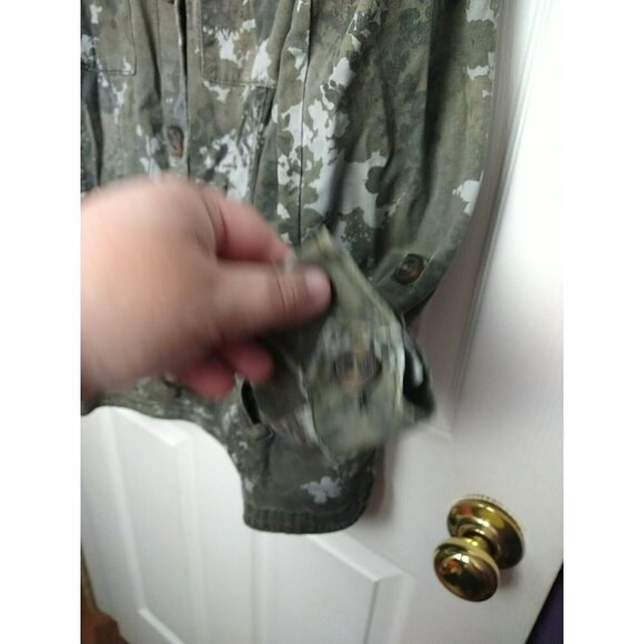 AEROPOSTALE Lightweight Cameo Military Style Drawstring Jacket. Size S - Picture 9 of 15